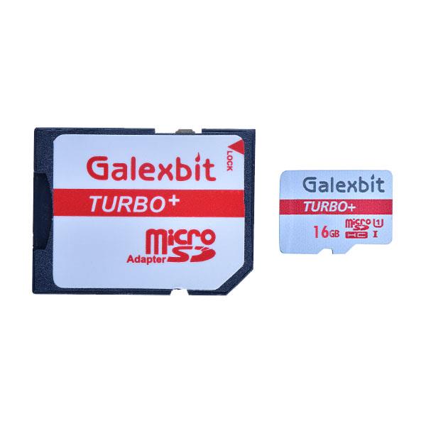 کارت حافظه microSDHC گلکسبیت مدل Turbo+ کلاس 10 استاندارد UHS-I سرعت 80MBps ظرفیت 16 گیگابایت به همراه آداپتور SD